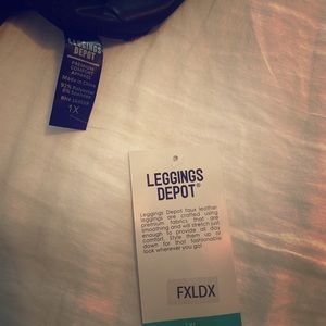 Faux Leather Leggings- Brand New, Never Worn